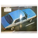 Several 1981 Saab auto dealer booklets