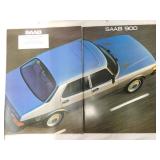 Several 1981 Saab auto dealer booklets
