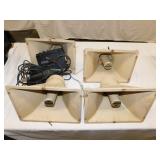 4 vintage auction truck topper PA speakers - TOA