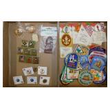 Vintage Boy & Girl Scout items: Patches - Badges