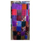 2 hand sewn ladies long skirts, one made from