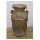 Antique milk can w/ lid