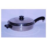 Saladmaster 10" skillet pan w/ lid