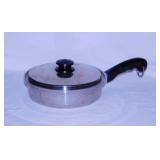 Saladmaster 8" skillet pan w/ lid