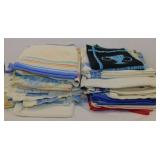 Several vintage kitchen towels