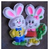 1970's Easter cake topper - Cake candles -