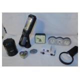 Ad advertising LED lantern & work light - Clock