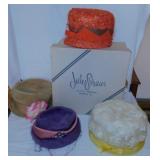 Vintage Jules Straus Danville Illinois hat box -