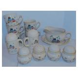 13 pc.s Heartland pattern stoneware: Salt & pepper