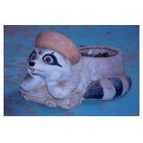 Pottery, metal, plastic planter pots