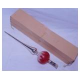 Vintage mercury glass & Mica Christmas tree topper