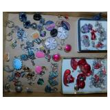 Clip-on earrings - Red Hat Ladies Society jewelry