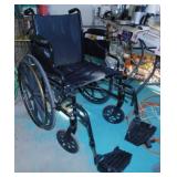 Invacare standard manual wheelchair w/ foot rests,