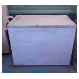 Clean chest freezer, doing its job everyday,