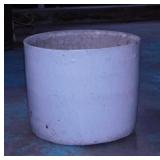 Antique 3 gallon crock, oblong shape, 9' tall