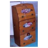 Wooden Bread Potatoes Onions kitchen cabinet &