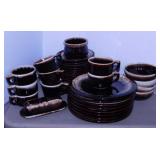 38 pieces Pfaltzgraff Gourmet Grown drip glaze