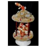 1950 Marshall Field's Christmas pixie elf carousel