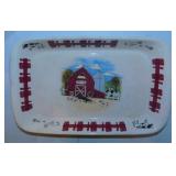 Farm barn 9x13 baker - 3 stoneware measuring