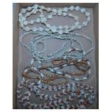 5 seashell necklaces