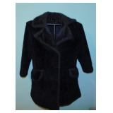 1960's ladies black Persian lamb Winter dress coat
