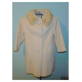 Lovely 1960's ladies Stevens Forstmann ivory wool