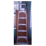 Cuprum 6' aluminum step ladder, 225 lb. wt. cap.
