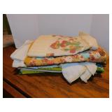 Groovy 1970's Flower Power kitchen curtains -