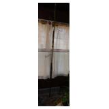 Mid Century brass tension pole plant hanger