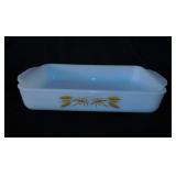 Fire-King Wheat 1.5 qt. casserole - Fire-King Gay