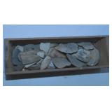 Indian artifacts - Flints - Bead fossils