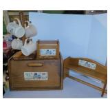 Heartland pattern: Bread box - Paper towel holder