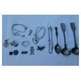 Sterling 925 silver: Spoons - Necklaces -