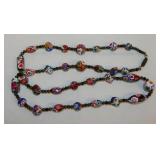 Vintage Venetian Moretti millefiori mosaic glass