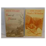 13 Jesse Stuart hardback books