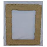 Antique nautical knot tied picture frame,