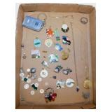 Several Epsilon Sigma Alpha sorority pendants &