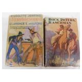 6 Clarence E. Mulford hardback books