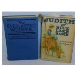 8 Jackson Gregory hardback books