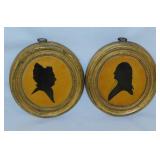Pair of Borghese George & Martha Washington
