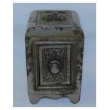 1911 Kenton Toys cast iron angel safe bank w/
