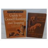 6 hunting & trapping hardback books