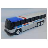 Greyhound bus bank, 10" - Remco Federal Express