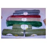 8 new rolls poly mesh decorative ribbon