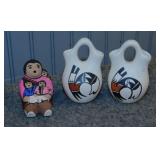 1998 Native American Jemez Pottery Storyteller