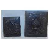 5 antique daguerreotype photos, 2 in velvet lined