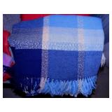 3 vintage wool lap throws