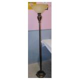 Torchiere floor lamp, 70.5" tall