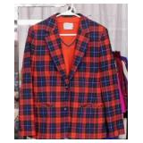 Ladies Pendleton virgin wool sweater & Tartan