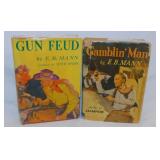 8 antique books: E.B. Mann - Rex Beach - Capt.